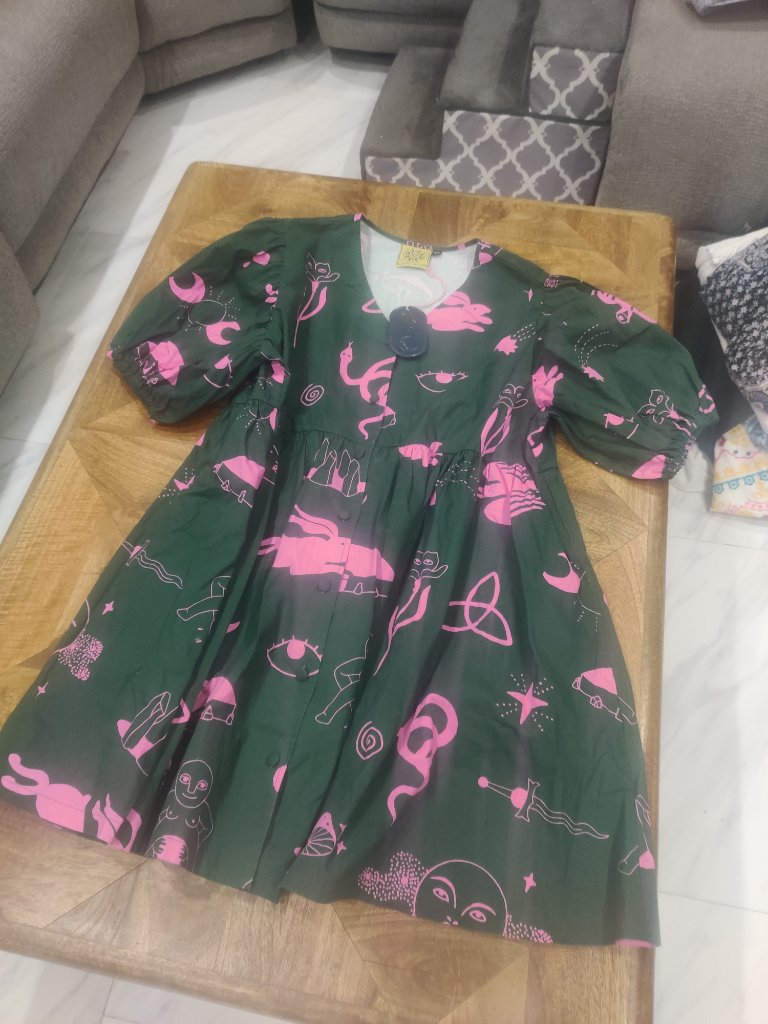 Lazy Oaf Laura Callaghan Collection Dress Size 16 Uk New